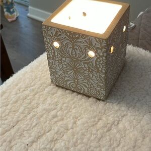 Decorative Tan Ceramic night light